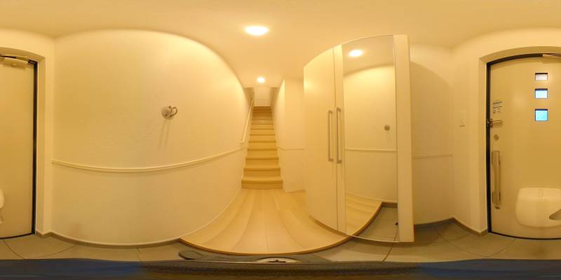 パノラマ画像玄関