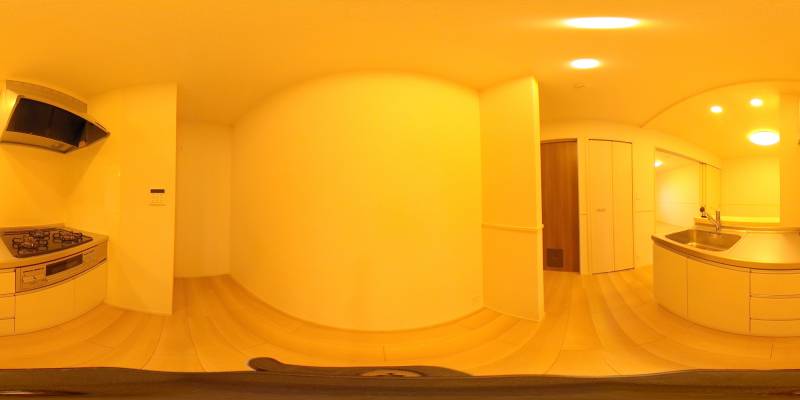 パノラマ画像キッチン