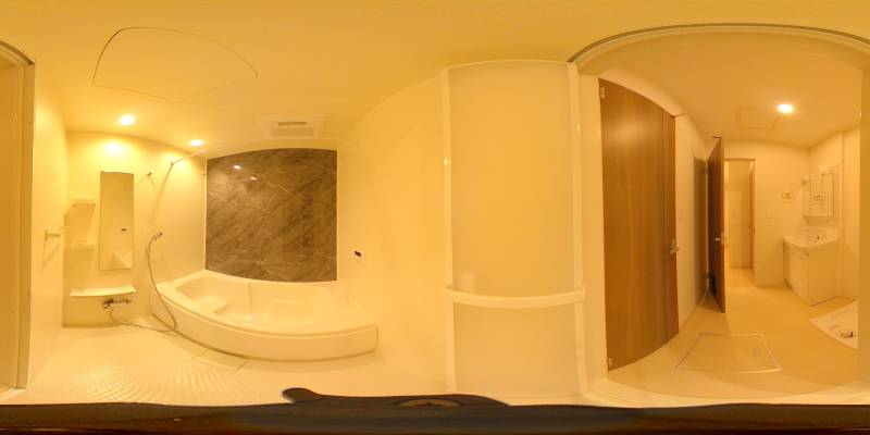 パノラマ画像バスルーム