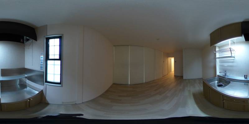 パノラマ画像キッチン