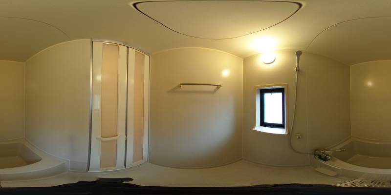 パノラマ画像バスルーム