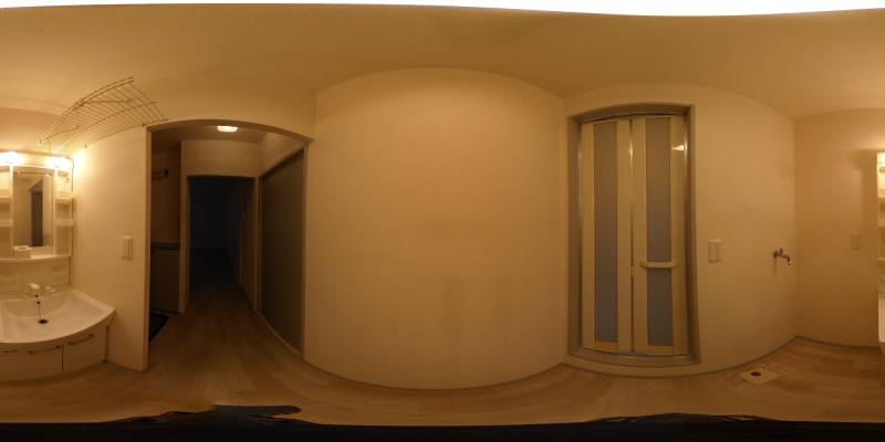 パノラマ画像洗面所