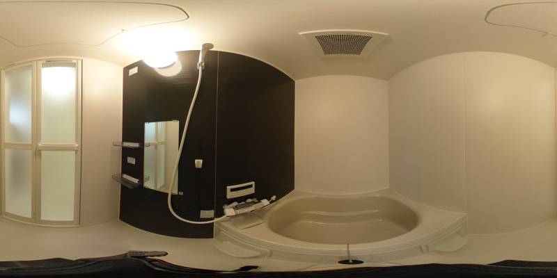 パノラマ画像バスルーム