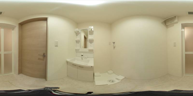 パノラマ画像洗面所