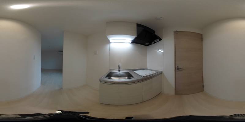 パノラマ画像キッチン