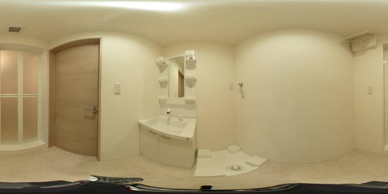 パノラマ画像洗面所