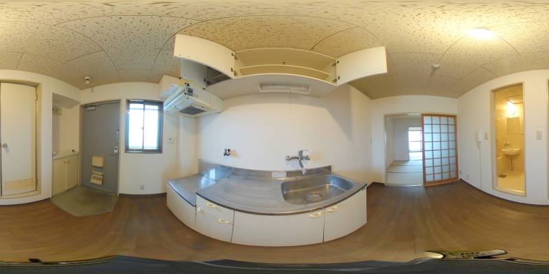 パノラマ画像キッチン