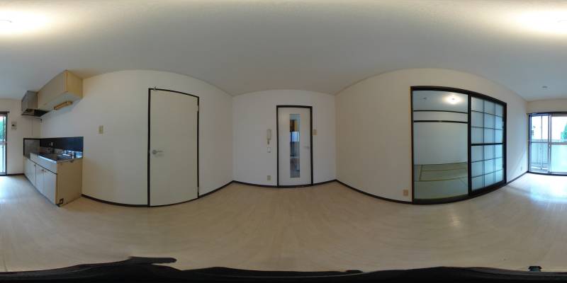 パノラマ画像リビング