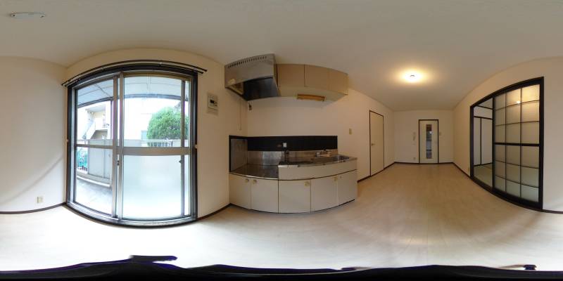 パノラマ画像キッチン