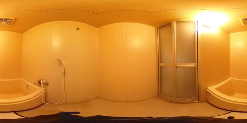 パノラマ画像バスルーム