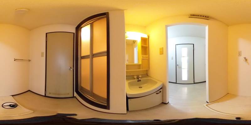 パノラマ画像洗面所