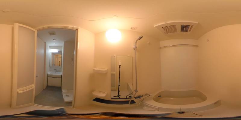 パノラマ画像バスルーム