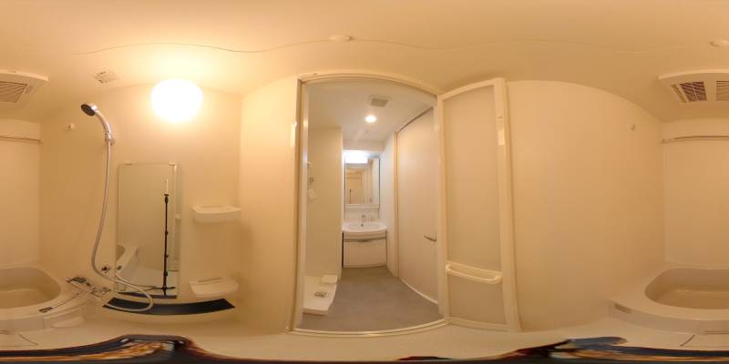 パノラマ画像バスルーム