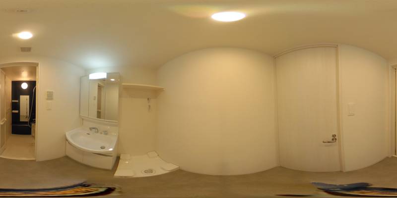 パノラマ画像洗面所