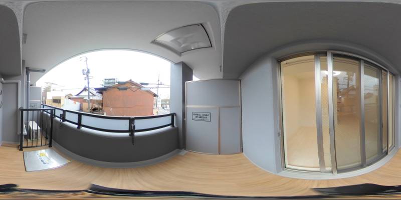 パノラマ画像バルコニー