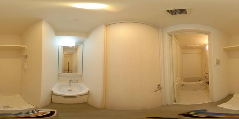 パノラマ画像洗面所