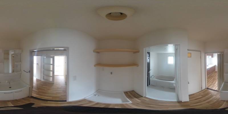 パノラマ画像洗面所