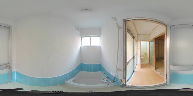 パノラマ画像バスルーム