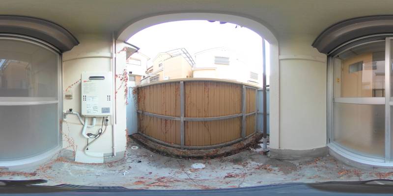 パノラマ画像バルコニー