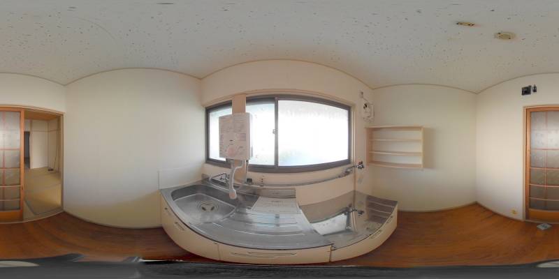 パノラマ画像キッチン