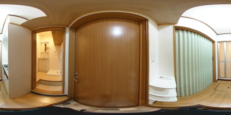 パノラマ画像玄関