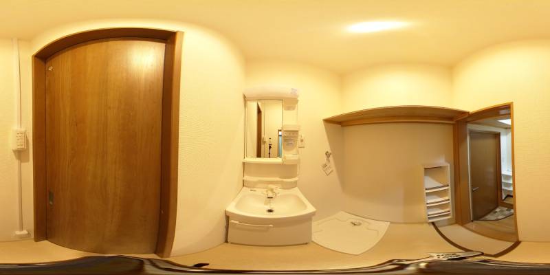 パノラマ画像洗面所