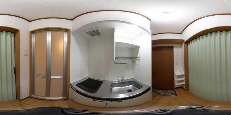 パノラマ画像キッチン