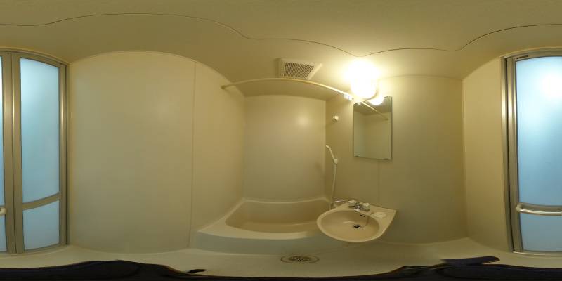 パノラマ画像バスルーム
