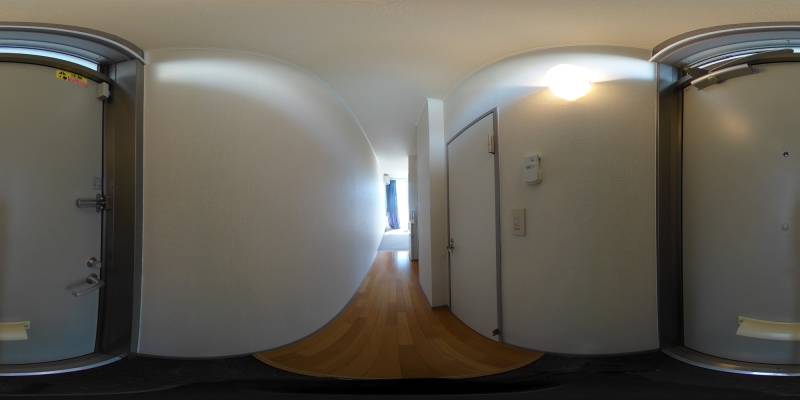 パノラマ画像玄関