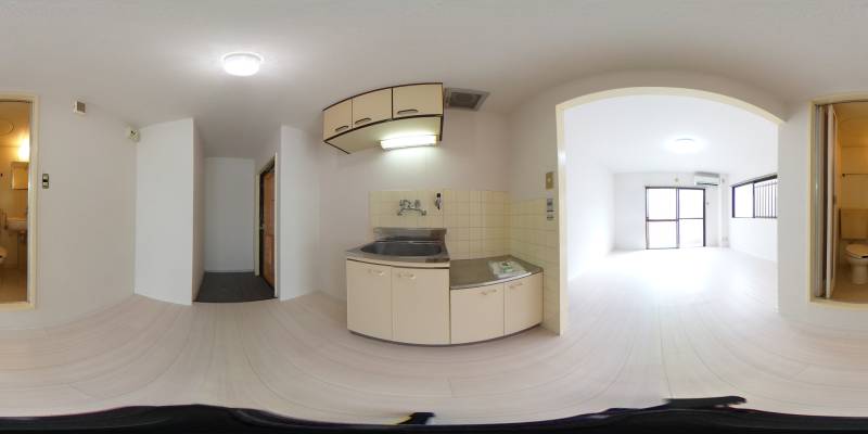 パノラマ画像キッチン