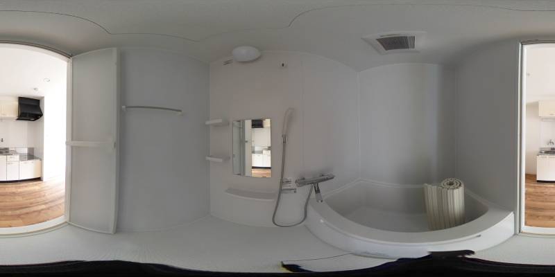 パノラマ画像バスルーム
