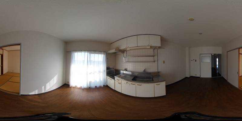 パノラマ画像キッチン