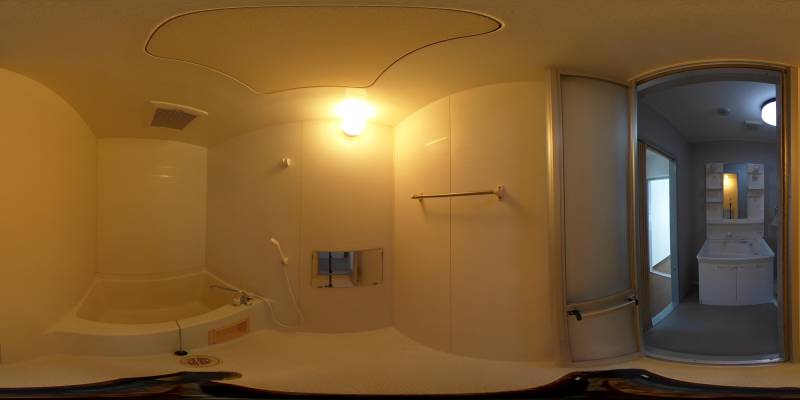 パノラマ画像バスルーム