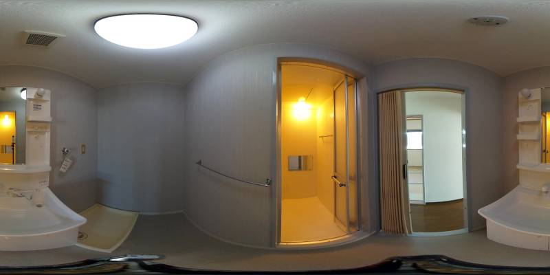 パノラマ画像洗面所