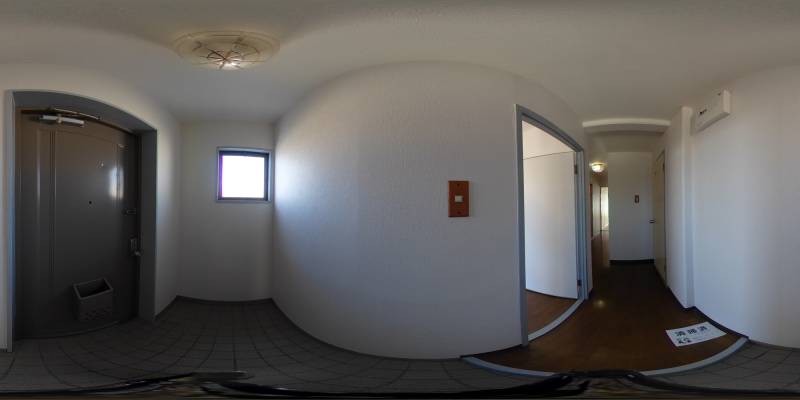 パノラマ画像玄関