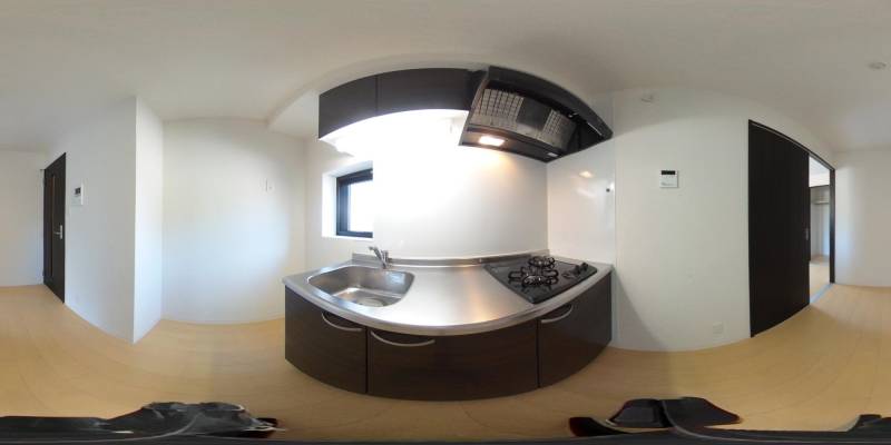 パノラマ画像キッチン