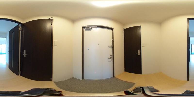 パノラマ画像玄関