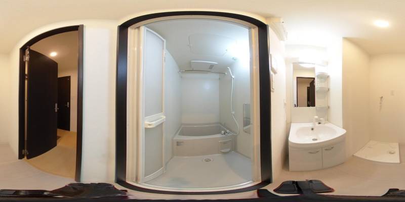 パノラマ画像バスルーム