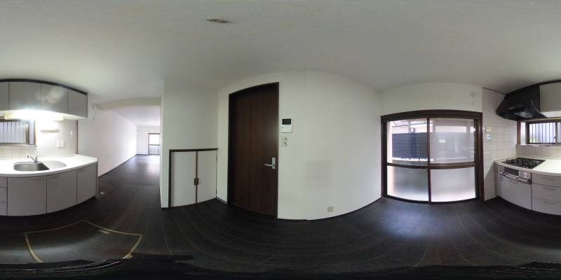 パノラマ画像キッチン