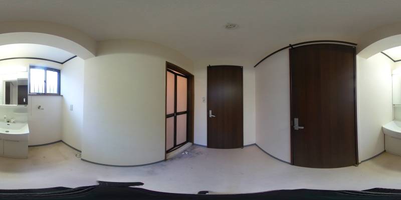 パノラマ画像洗面所