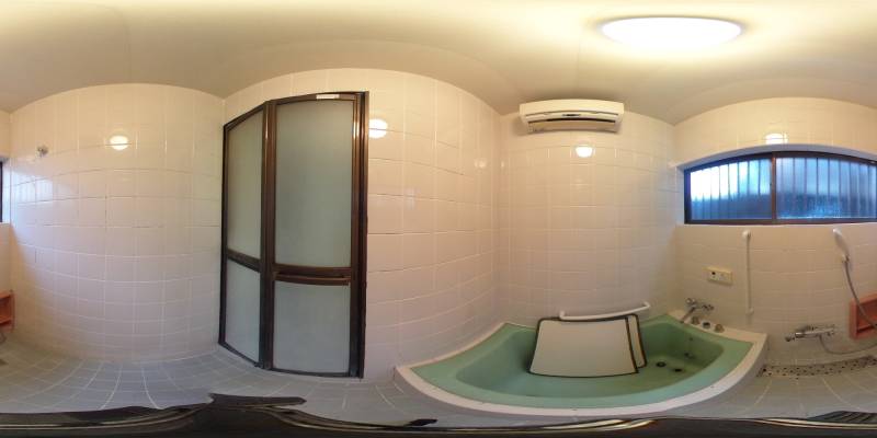 パノラマ画像バスルーム