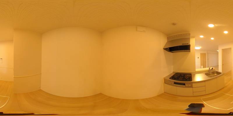 パノラマ画像キッチン