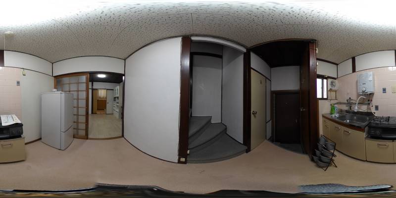 パノラマ画像キッチン