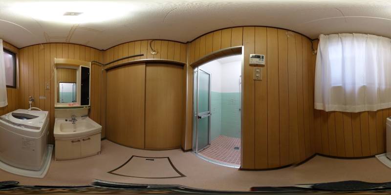 パノラマ画像洗面所