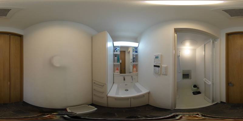 パノラマ画像洗面所