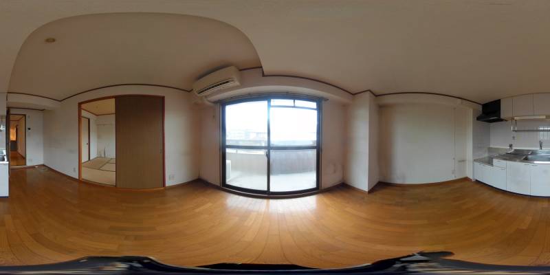 パノラマ画像リビング