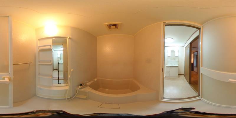 パノラマ画像バスルーム