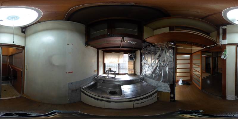 パノラマ画像キッチン