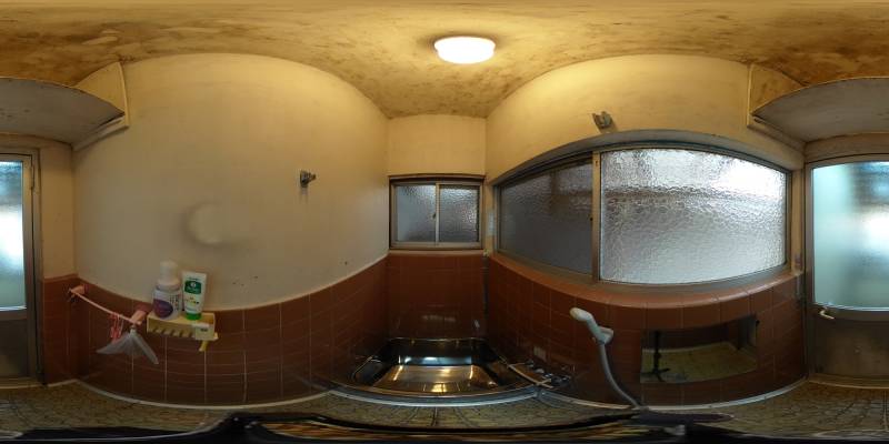 パノラマ画像バスルーム