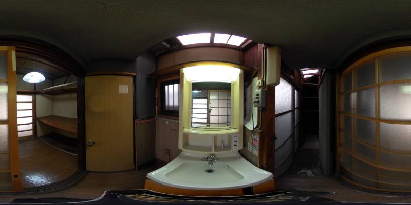 パノラマ画像洗面所